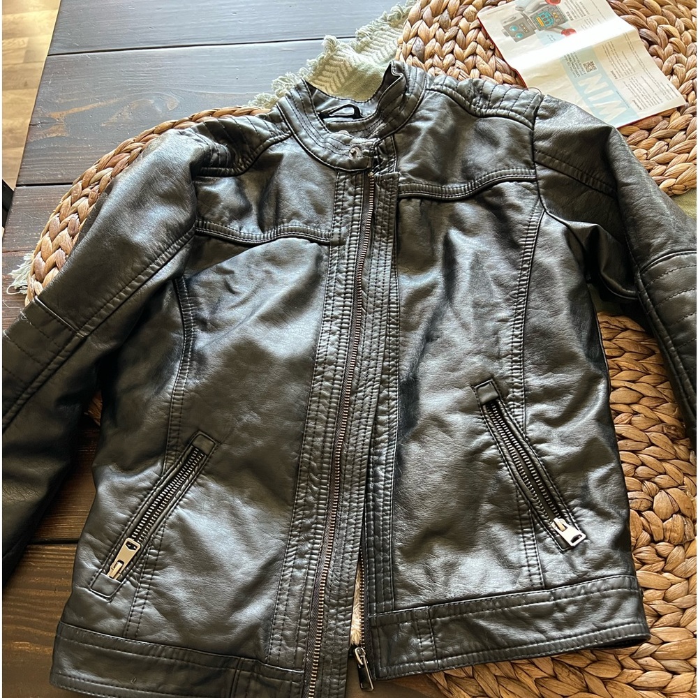 Boys leather jacket